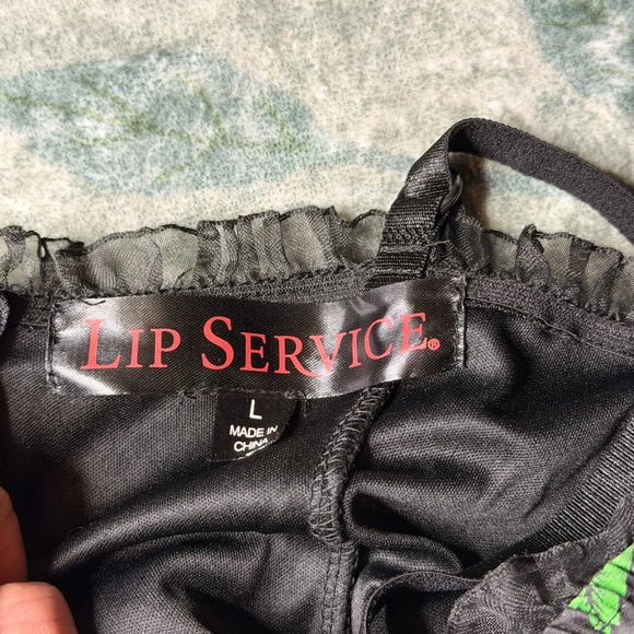 RARE Lip Service  Skull and Rose Dress - Picture 9 of 9